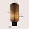 Jonathan Y Banks 15.75" Modern Minimalist Paper Pleated Column Accent LED Table Lamp, Black JYL9105A - alternate 3