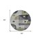 Homeroots 8' Artichoke Green Gray And Charcoal Round Geometric Washable Indoor Outdoor Area Rug 604392 - alternate 5