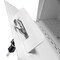 Mail Boss Townhouse Locking Wall-Mount Mailbox, Cream White, 14/16-Gauge Steel 805949 - alternate 3