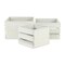 Homeroots Set of Three Light Gray Solid Wood Crate, 3PK 487681 - alternate 2