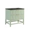James Martin Vanities Emmeline 36" Single Vanity, Pistachio, w/ 3 CM Phantome Eclos Top D100-V36-PST-3PHT - alternate 2