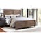 Homeroots Solid Wood Queen Brown and Black Bed 285868 - alternate 3