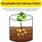 Ipower Potato Grow Bags with Flap 10 Gallon, Garden Planting Pot, 6PK GLGROWBAGWINDOW10X6 - alternate 3