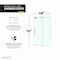Anzzi 48in x 76in Frameless Shower Door with Sliding in Polished Chrome with Tsunami Tempered Clear Glass SD-FRLS06101CH - alternate 5
