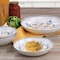 Gibson Home Tijuana 5 Piece Fine Cermic Pasta Bowl Set in White and Multi 130996.05 - alternate 2