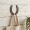 Homeroots 4in Antiqued Bronze Cast Iron Horseshoe Wall Hook 724075 - alternate 3