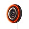 Holland Bar Stool Philadelphia Flyers 15 Double Neon Wall Clock Clk15BK - alternate 3