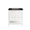 James Martin Vanities Breckenridge 30" Single Vanity, Bright White, w/ 3 CM Phantome Eclos Top 330-V30-BW-3PHT - alternate 2