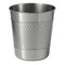 Happimess Riley Modern Classic Hammered Steel Accent 2-Gallon Wastebasket, Polished Steel HPM1111E - alternate 4