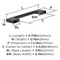 Amerock Cityscape 3-3/4 inch (96mm) Center-to-Center Oil-Rubbed Bronze Cabinet Pull, 25PK 25VMP37131ORB - alternate 2