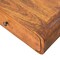 Homeroots 18" Chestnut Solid Wood Distressed One Drawer Floating Nightstand 712848 - alternate 5