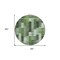 Homeroots 8' Olive Green And Fern Green Round Southwestern Washable Indoor Outdoor Area Rug 587346 - alternate 5