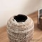 Uniquewise 7-inch Rustic Broken Rim Vintage-Inspired Vase Decorative Ceramic Pottery for Home Decor Accent QI004786 - alternate 4