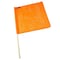 Mytee Products Vinyl Mesh Flag with Wooden Dowel 18 in x 18 in - Orange, 8PK VMF-ORANGEx8 - alternate 3