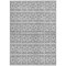 Homeroots 5' X 8' Gray And Ivory Geometric Washable Indoor Outdoor Area Rug 613772 - alternate 3