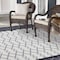 Homeroots 8' X 10' Gray Geometric Indoor Outdoor Area Rug 555589 - alternate 4