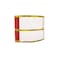 Mutual Industries Diamond Link Orange 4 ft x100 ft  w/ Caution tape engraved 14988-4145-0 - alternate 2