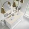 James Martin Vanities Breckenridge 60 in. Double Vanity, Bright White, w/ 3 CM Eternal Marfil Quartz Top 330-V60D-BW-3EMR - alternate 3
