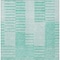 Homeroots 5' X 8' Teal Blue Aqua And Ivory Striped Washable Indoor Outdoor Area Rug 581678 - alternate 3