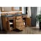 James Martin Vanities Bristol 60'' D Vanity, Saddle Brown w/ Parisien Bleu Silestone Top w/FreePower Wireless Charger 157-V60D-SBR-FPBL - alternate 4