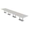 Skutchi Designs Rectangle Conference Table With Power Unit, 48 in W, 240 in L, Ivory HAR-REC-48X240-DOU-K458-NA - alternate 1