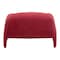Homeroots 40" Red Velvet Contemporary Arm Chair 572304 - alternate 4