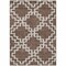 Homeroots 10' X 14' Brown And Ivory Geometric Washable Indoor Outdoor Area Rug 593761 - alternate 4