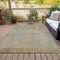 Homeroots 8' X 10' Beige And Ivory Abstract Washable Indoor Outdoor Area Rug 631056 - alternate 3
