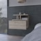 Homeroots 12" Light Gray Wood One Drawer Nightstand 529081 - alternate 5