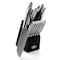 Oster Edgefield 14 Piece Stainless Steel Cutlery Knife Set with Black Knife Block 111913.14 - alternate 1