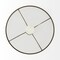 Homeroots 36" Antiqued Gold And White Glass Iron and Marble Round Pedestal Coffee Table 376310 - alternate 3