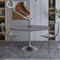 Leisuremod Round 47.24 in W, 29.35 in L, Sintered Stone/Stainless Steel, Grey VT23BS-48GRS - alternate 4