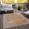 Homeroots 3' X 5' Salmon And Copper Abstract Washable Indoor Outdoor Area Rug 587644 - alternate 4