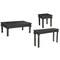 Homeroots 51" Black Solid Wood Distressed Coffee Table 521938 - alternate 6