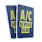 Signmission A/C Service Here, Plastic Signs Only 24 Inch x 36 Inch, Corrugated Plastic, 2PK CSB-2436-2PACK-30338 - alternate 1