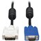 Tripp Lite 6FT DVI TO VGA MONITOR CABLE SHIELDED WITH RGB HIGH RESOLUTION DVI-A TO HD15 M/M P556-006 - alternate 1