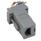 Sanoxy 4 Pack  DB9 Female to RJ-12 Modular Adapter SNX-CBL-LDR-MA201-3400 - alternate 2