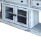Homeroots 70" Blue Solid Wood Open shelving Distressed TV Stand 528738 - alternate 6