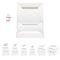 Smarty Had A Party 4.5" White Square Plastic Pastry Plates (240 plates), 240PK 724-CASE - alternate 5