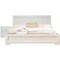 Homeroots Two Piece White Solid and Manufactured Wood Bedroom Set 569370 - alternate 3