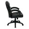 Office Star Exec Chair, Leather, Black, 18-21" Seat Ht EC9231-EC3 - alternate 2