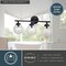 Vaxcel Lander 3 Light Matte Black Bathroom Vanity Wall Fixture with Clear Glass Globes W0430 - alternate 7