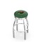 Holland Bar Stool Co 25" Chrome Minnesota Wild Swivel Bar Stool, Accent Ring L8C3C25MinWld - alternate 1