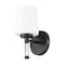 Z-Lite Henri Matte Black 1 Light Vanity 7700-1V-MB - alternate 3