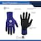 General Electric Unisex Dipped Gloves Black/Blue L 1 pair GG206LC - alternate 3