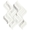 Daltile Eclessia Marble Natural Stone Wave Mosaic Polished, 11.40 SQFT Per Carton, 10PK  DA66WAVEMSPL - alternate 1