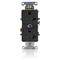 Leviton Plugs&Rcptcls, 20A, 125VAC, Blk, PBT, PK1 T5362-E - alternate 1