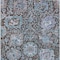 Homeroots 10' X 14' Chocolate And Aqua Damask Washable Indoor Outdoor Area Rug 603736 - alternate 3