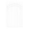 Nuvo Iron 45-in W x 68-in H Glossy Wht Tiger Eye Gate Arched -48-in W Openings SC Hardware W/Dbl Side Handle ITGA4568GW - alternate 1
