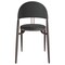 Leisuremod Venice Collection Modern Dining Chair In Black in Black, 2PK VC49BL2 - alternate 7